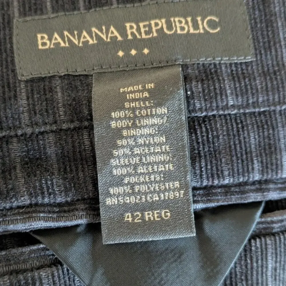 Banana‎ Republic Blazer Pinstripe 48 Reg Preppy Lined Business Casual